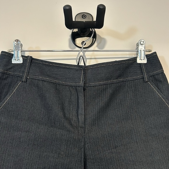 Black denim capris pants - Picture 3 of 8